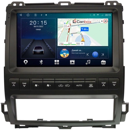 Lexus GX 470 2002-2009 (для авто с монитором, тип 1) Canbox L-Line 4296-9-470 на Android 10 (4G-SIM, 6/128, TS18, DSP, QLed)