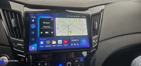Штатная магнитола Hyundai Sonata 6 (YF) 2009-2014 Canbox Logic-i3 2K 5735-9114 на Android 11 (4G-SIM, 8/256, DSP, 360, QLed)