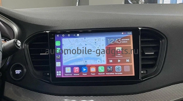 Штатная магнитола Canbox EVO 2K 5815-9-1924 для Lada Vesta (NG) 2022-2025, Aura 2024-2025 (черный глянец) на Android 14 (4G-SIM, 6/128, DSP, QLed, AI, 360)