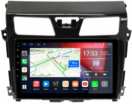 Штатная магнитола Nissan Teana 3 (J33) 2014-2020, Altima 5 (L33) 2012-2018 Canbox L-Line 4168-10-335 на Android 10 (4G-SIM, 3/32, TS18, DSP, QLed)