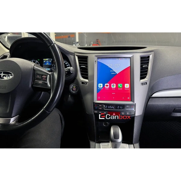 Штатное головное устройство Subaru Legacy 5, Outback 4 2009-2014 (левый руль) Canbox (Tesla style) 9.7 дюймов 4/64 GTR096-1312-48 на Android 10 (QLed, DSP, CarPlay)