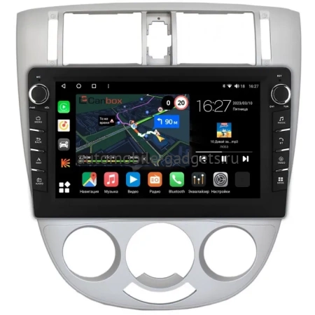 Штатная магнитола Daewoo Gentra 2 2013-2015, Nubira 3 2003-2004 (тип 3, серая) Canbox M-Line 7835-1079 на Android 10 (4G-SIM, 2/32, DSP, QLed) С крутилками