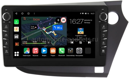 Штатная магнитола Canbox M-Line 7831-9-304 для Honda Insight 2 2009-2014 (правый руль) на Android 10 (4G-SIM, 2/32, DSP, IPS) С крутилками