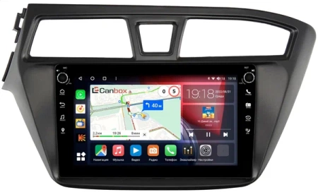 Штатная магнитола Hyundai i20 2 2014-2018 Canbox M-Line 7801-9-578 на Android 10 (4G-SIM, 2/32, DSP, IPS) С крутилками