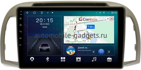 Nissan March (K12), Micra (K12) 2002-2010 Canbox L-Line 4167-9-1354 на Android 10 (4G-SIM, 3/32, TS18, DSP, QLed)