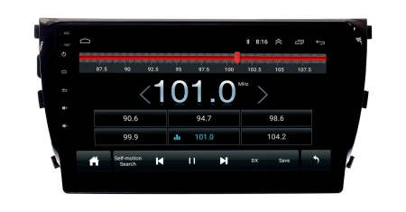 Штатная магнитола Zotye T600 2013+ Wide Media LC1076MN-1/16