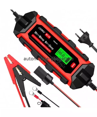 CARKU BC-10 Интеллектуальное зарядное устройство для обслуживания свинцово-кислотных аккумуляторов 6В/12В