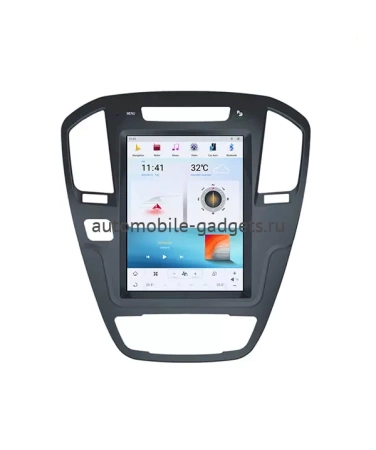 CarMedia ZF-1069-Q6 ("Тесла-стиль") штатная магнитола для Buick Regal, Opel Insignia (2009-2013) на Android 11 с 8GB, DSP, 4G