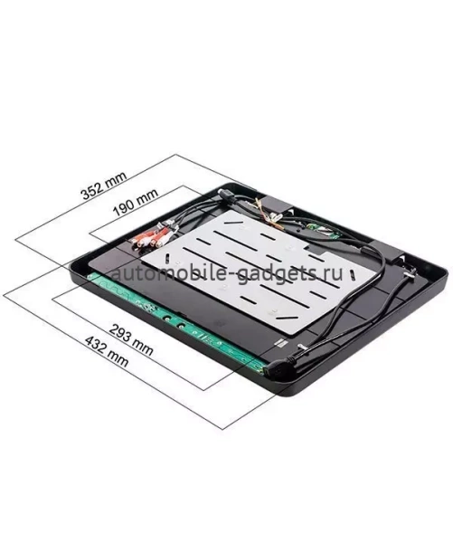 Потолочный автомобильный монитор 17" со встроенным медиаплеером AVEL AVS117 (черный)