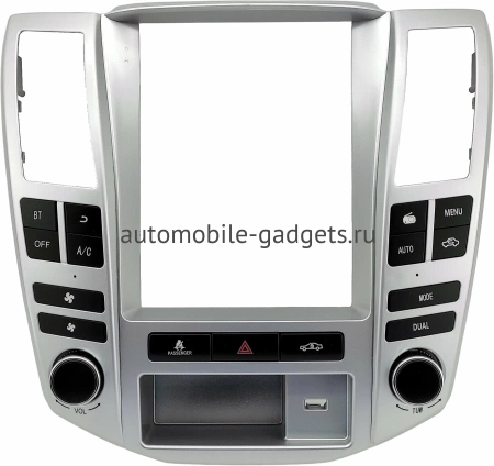 Штатное головное устройство Lexus RX 300, RX 330, RX 350, RX 400h 2003-2009 (LZ) Canbox (Tesla style) 9.7 дюймов 2/32 GT096-1312-152 на Android 10 (QLed, DSP, CarPlay)