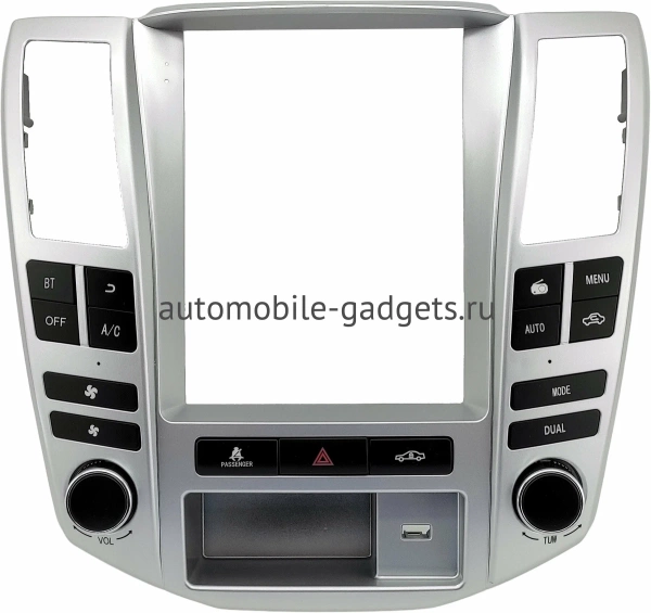 Штатное головное устройство Lexus RX 300, RX 330, RX 350, RX 400h 2003-2009 (LZ) Canbox (Tesla style) 9.7 дюймов 2/32 GT096-1312-152 на Android 10 (QLed, DSP, CarPlay)