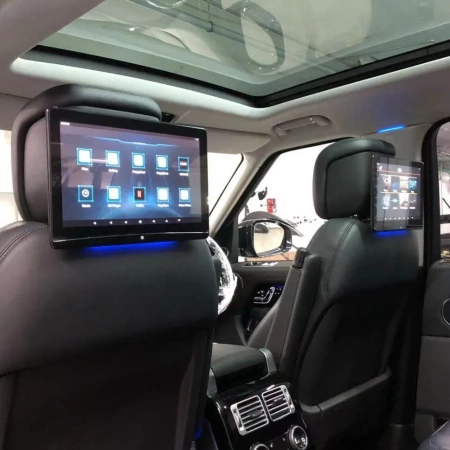 Комплект мониторов ERGO ER1250BL на подголовник на Android 14 с дублированием экрана