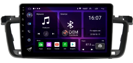 Peugeot 508 2011-2018 Canbox GT9-271 2/32 на Android 10 (IPS, DSP, CarPlay)