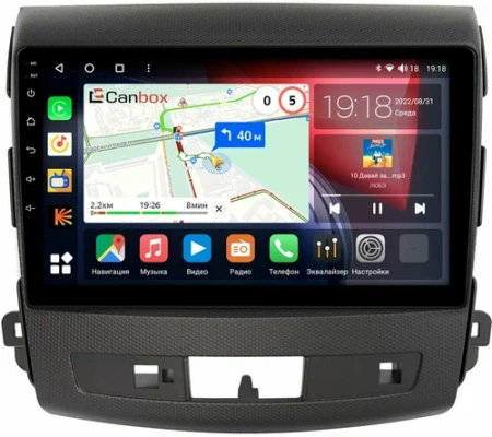 Mitsubishi Outlander XL 2005-2013 Canbox H-Line 4166-9-004 для авто с Rockford на Android 10 (4G-SIM, 4/32, DSP, QLed)