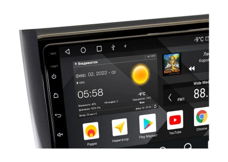 Штатная магнитола Honda Stepwgn 2015+ Wide Media MT1099QT-2/32