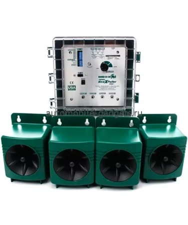Биоакустический отпугиватель птиц "Super BirdXPeller PRO" с 4 выносными динамиками
