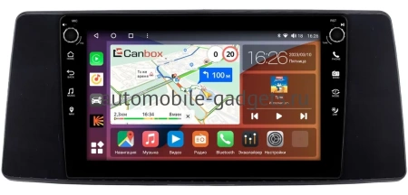 Штатная магнитола Toyota Sienna 4 2020-2024 (глянцевая) Canbox H-Line 7806-10-0499 на Android 10 (4G-SIM, 4/32, DSP, QLed) С крутилками