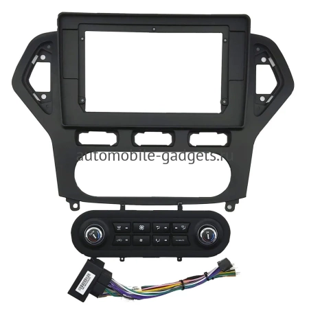 Штатная магнитола Canbox M-Line 7805-10-1380 для Ford Mondeo 4 2006-2010 (Тип 1) встроенный климат на Android 10 (4G-SIM, 2/32, DSP, QLed) С крутилками