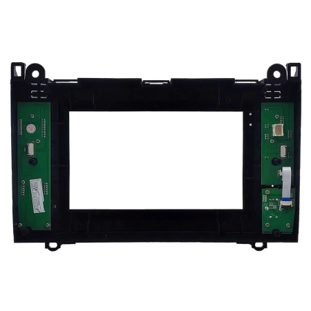 Mercedes A-klasse (W169), B-klasse (W245), Vito 2 (W639), Vito 3 (W447), Viano (W639) 2006-2018 (Вид 2, оранжевая подсветка клавиш) Canbox 1.5/32 на Android 10 (RS7-RP-6500-503) (IPS, DSP, CarPlay)