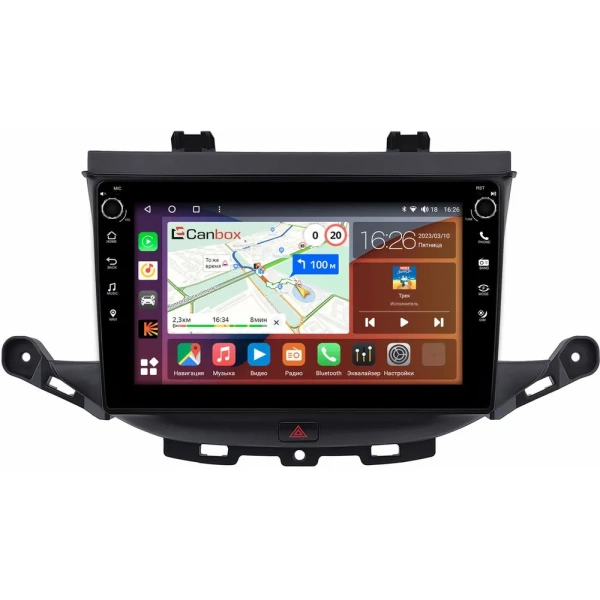 Штатная магнитола Opel Astra K 2015-2021 Canbox M-Line 7801-9-1674 на Android 10 (4G-SIM, 2/32, DSP, IPS) С крутилками