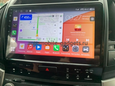 Штатная магнитола Toyota Land Cruiser 200 2007-2009 для авто с Navi (Тип C) Canbox RS10-1201 1.5/32 на Android 10 (IPS, DSP, CarPlay)