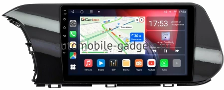 Hyundai i20 3 2020-2024 (глянцевая) Canbox L-Line 4170-10-0250 на Android 10 (4G-SIM, 2/32, TS18, DSP, QLed)