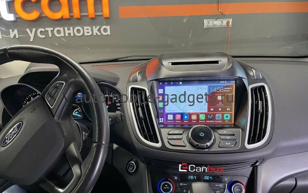 Штатная магнитола Ford C-Max 2, Escape 3, Kuga 2 2012-2019 (для авто без камеры) Canbox L-Line 4169-9-5858 на Android 10 (4G-SIM, 2/32, TS18, DSP, QLed)