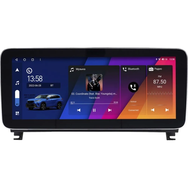 Chevrolet Tracker 4 2019-2024 12.3 дюйма Canbox M-Line 7712-0076 на Android 10 (4G-SIM, 2/32, DSP, QLed) Mercedes Style