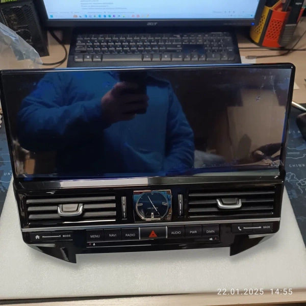 Carmedia ZH-T1603X Штатная магнитола для Toyota Land Cruiser 200 2015-2021 (отдельный экран климата) на Android 12 c 8GB, DSP, 4G