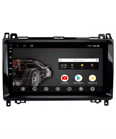 Vomi AK398R9-MTK штатная магнитола для Mercedes-Benz A ,B, Vito, Viano, Sprinter ,VW Crafter, LT на Android 10 с 2GB, DSP