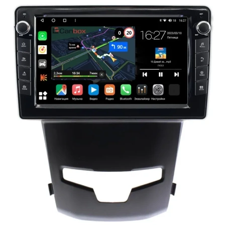 Штатная магнитола SsangYong Actyon 2, Korando 3 2013-2024 Canbox M-Line 7821-9183 Android 10 (4G-SIM, 2/32, DSP, IPS) С крутилками