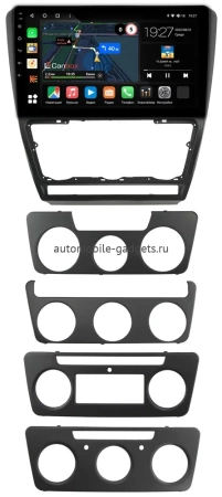 Штатная магнитола Canbox M-Line 4543-10-1217 для Skoda Octavia A5 2004-2013 (черная, матовая) на Android 10 (4G-SIM, 2/32, DSP, QLed)