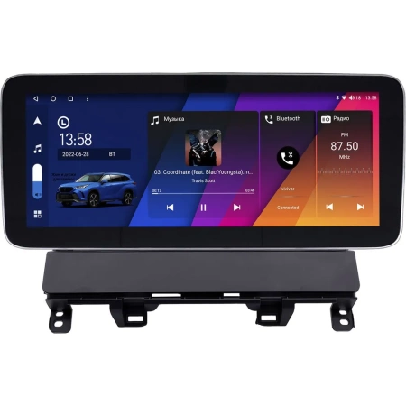 Honda Fit 4, Jazz 4 2020-2024 12.3 дюйма Canbox M-Line 7712-0132 на Android 10 (4G-SIM, 2/32, DSP, QLed) Mercedes Style