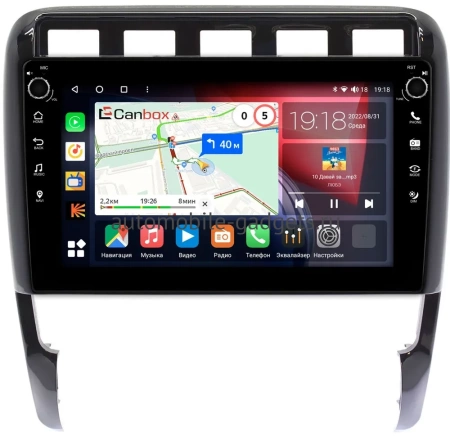 Porsche Cayenne (955) 2002-2007, Cayenne (957) 2007-2010 Canbox M-Line 7801-9-366 на Android 10 (4G-SIM, 2/32, DSP, IPS) С крутилками