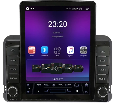 Универсальная магнитола OEM GT095-9190 на Android 10 (2/16, DSP, Tesla) (9 дюймов)
