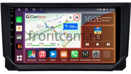 Штатная магнитола Canbox H-Line 4166-9-0888 для Seat Ibiza 5, Arona 2017-2021 на Android 10 (4G-SIM, 4/32, DSP, QLed)