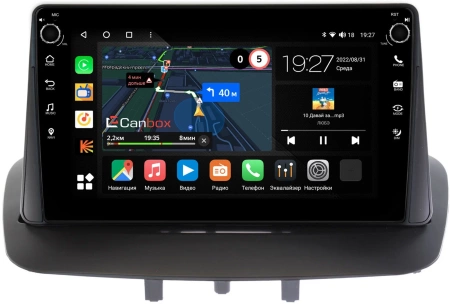 Штатная магнитола Canbox M-Line 7801-9215 для Renault Fluence, Megane 3 2008-2016 на Android 10 (4G-SIM, 2/32, DSP, IPS) С крутилками
