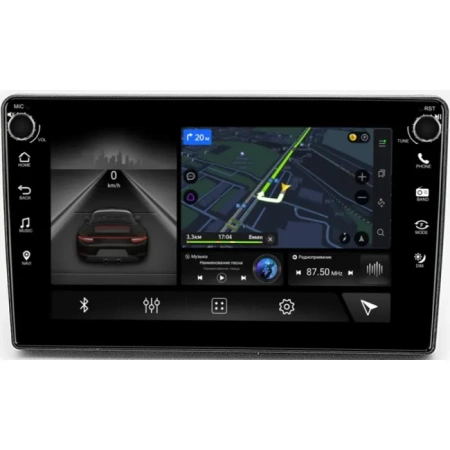 Nissan Bluebird Sylphy (2000-2005) магнитола 2 DIN 9 дюймов Canbox H-Line 7894-9-930 на Android 10 (4G-SIM, 6/128, DSP, IPS) С крутилками