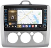 Kuberg OL-9201-M-P (крутилки) штатная магнитола для Ford Focus II (2004-2011) с кондиционером на Android 12 c 4GB, DSP, 4G
