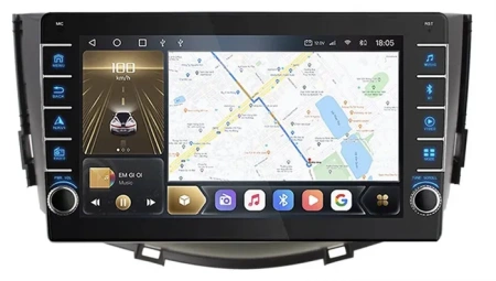 Carmedia OL-9811-P (крутилки) штатная магнитола для Lifan X60 2011-2016 на Android 12 c 4GB, DSP, 4G