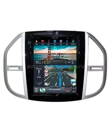 Carmedia ZF-1078-DSP ("Тесла-стиль") Штатная магнитола для Mercedes-Benz Vito 2014+ на Android 9.0 с 4Гб, DSP