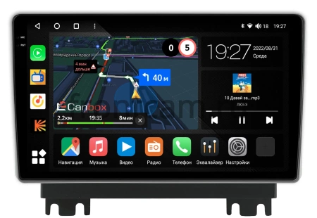 Штатная магнитола Changan Kaicene F70 2019-2024 Canbox M-Line 2K 4176-10-1971 на Android 10 (4G-SIM, 2/32, DSP, QLed)