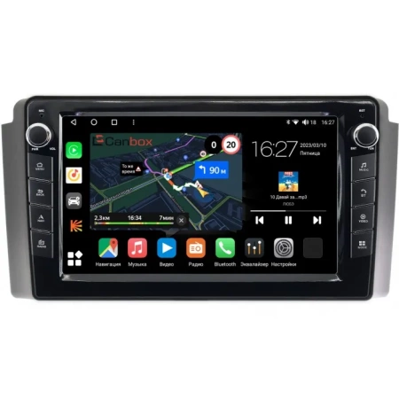 Штатная магнитола SsangYong Rexton 2001-2008 Canbox M-Line 7821-9-SY020N на Android 10 (4G-SIM, 2/32, DSP, IPS) С крутилками