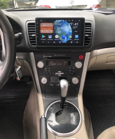 Штатная магнитола Subaru Legacy 4, Outback 3 2003-2009 (для авто с навигацией, левый руль) Canbox EVO 5810-9-2575 на Android 14 (4G-SIM, 4/64, DSP, QLed, AI, 360)