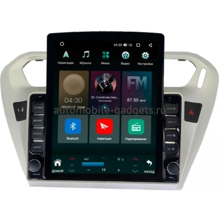Peugeot 301 2012-2024 Canbox M-Line 5610-9118 на Android 10 (4G-SIM, 2/32, DSP, QLed, Tesla)