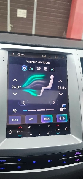 Штатное головное устройство Hyundai ix55, Veracruz 2006-2015 Teyes TPRO 2 DS (Tesla style) 9.7 дюймов 4/64 RM-1312-288 на Android 10 (4G-SIM, DSP, QLed)