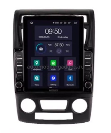 Carmedia OL-9734-12-D ("Тесла-стиль") магнитола для Kia Sportage II (2008-2010) на Android 10 с 4Гб  и DSP