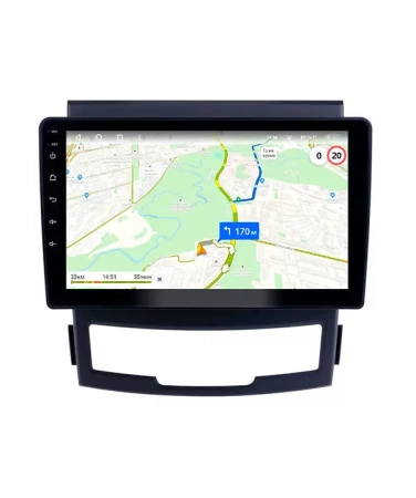 NaviPilot DROID10 ULTRA MAX 360 штатная магнитола для SsangYong Actyon 2011-2013 на Android 10 с 8Gb, DSP, 4G