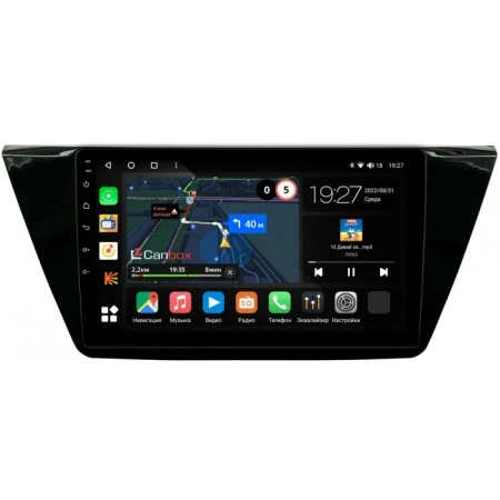 Volkswagen Touran 3 2015-2024 (глянец) Canbox M-Line 4543-10-661 на Android 10 (4G-SIM, 2/32, DSP, QLed)