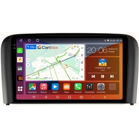 Штатная магнитола Canbox H-Line 2K 4180-9319 для Volvo S80 1998-2006 на Android 10 (4G-SIM, 4/32, DSP, QLed)